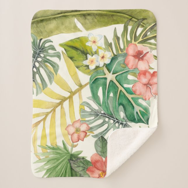 Cobertor Sherpa Trópicos suaves (Frente)