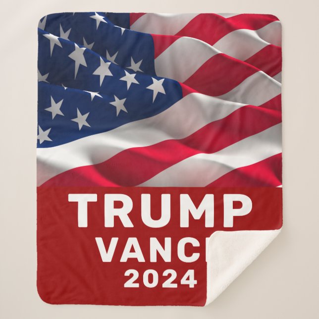 Cobertor Sherpa Trump Vance  (Frente)