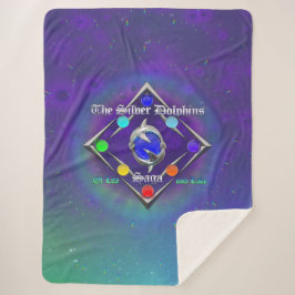 Cobertor Sherpa TSDS: Da vida e do amor Logotipo Azul e Verde