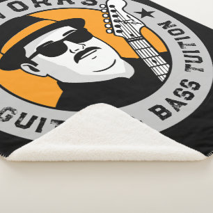 Cobertor Sherpa Tuição de Violão e Bass - Fret Works