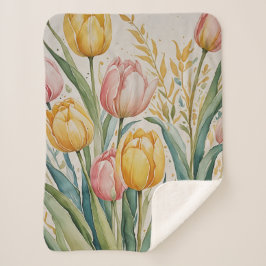 Cobertor Sherpa Tulip Reverie