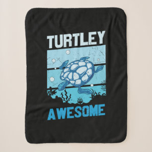 Cobertor Sherpa Turtle Lover Turtley Incrível