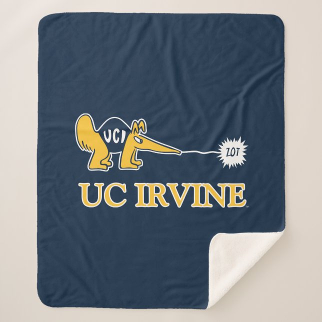 Cobertor Sherpa UC Irvine | UCI Anteatistas Zot! (Frente)