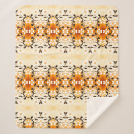 Cobertor Sherpa Um Blanket Flor do Designer