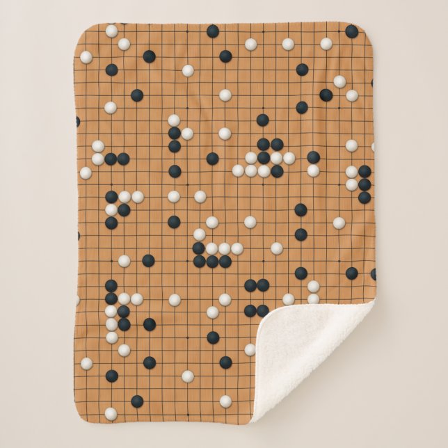Cobertor Sherpa Um jogo de Go (Frente)