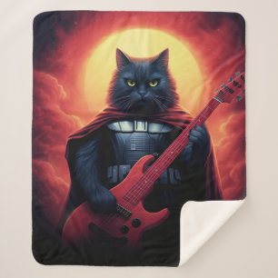 Cobertor Sherpa Um riff que agita o Cosmos   Senhor Gato Galáctico