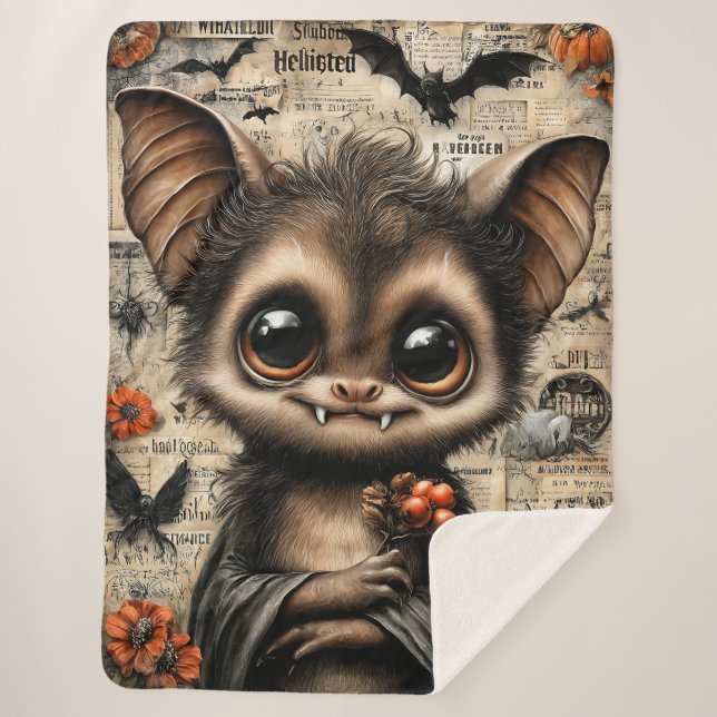 Cobertor Sherpa Um sussurro sob o céu de Vellum (Frente)