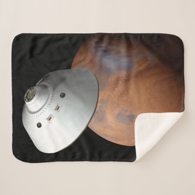 Cobertor Sherpa Uma Embarcação Embarcada Por Aviões Aproximando-Se (Frente (Horizontal))