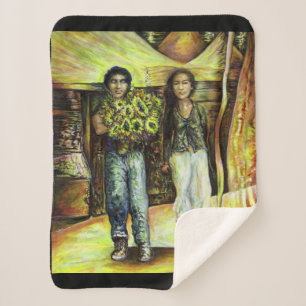 Cobertor Sherpa Uma Fase de ChapeI Sistina de um ChaIIenge