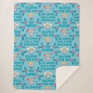 Cobertor Sherpa Uma história de Natal   Ralphie the Kid