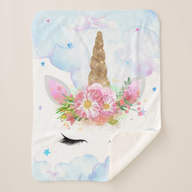 Cobertor Sherpa Unicorn Blanket - Sherpa (Frente)