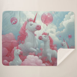 Cobertor Sherpa Unicorn Encantado Dreamscape