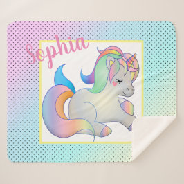 Cobertor Sherpa Unicórnio