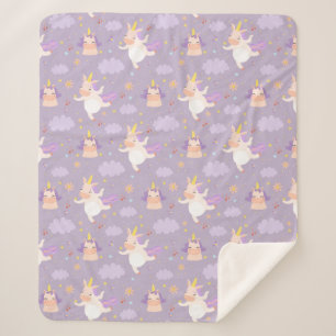 Cobertor Sherpa Unicórnios