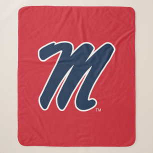 Cobertor Sherpa Universidade do Mississippi   Script M