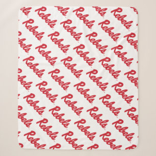 Cobertor Sherpa Universidade do Mississippi Script Rebels