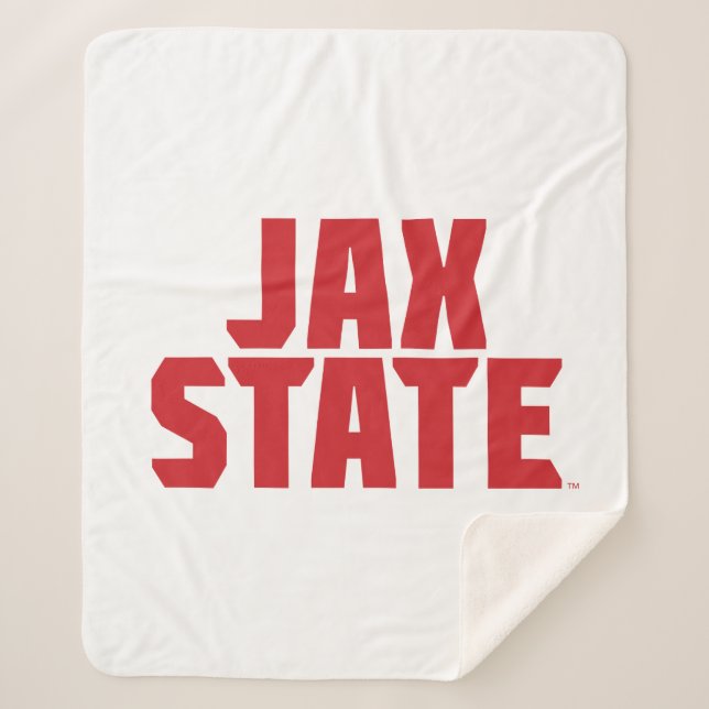 Cobertor Sherpa Universidade Estadual de Jacksonville JAX STATE Bo (Frente)