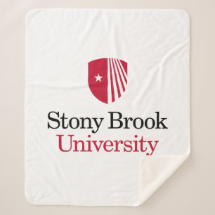 Cobertor Sherpa Universidade Stony Brook   Marca nominativa