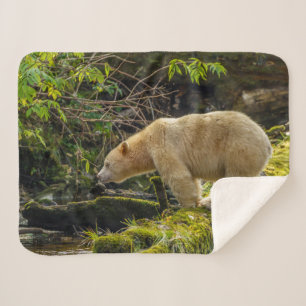 Cobertor Sherpa Urso Espírito Branco