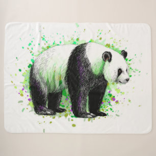 Cobertor Sherpa Urso Panda Bonito