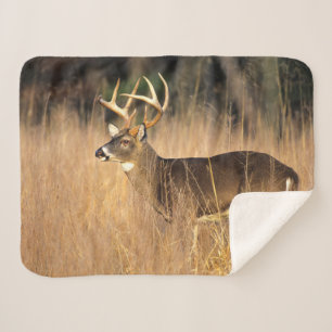 Cobertor Sherpa Veado-de-cauda-branca Montanhas Smoky Tennessee