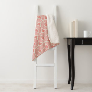 Cobertor Sherpa Ventos Sol Nascente Ogee Minimalistas Rosa Neutro