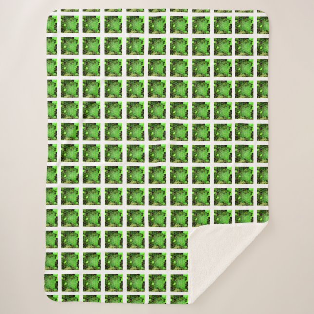 Cobertor Sherpa Verde-Grama (Frente)