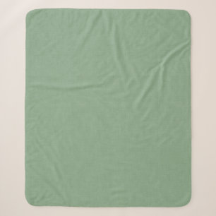 Cobertor Sherpa Verde suave texturizado.