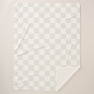 Cobertor Sherpa Verificação Retroativa de Creme