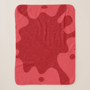Cobertor Sherpa Vermelho Tomate com Estampa Person