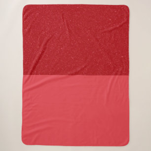 Cobertor Sherpa Vermelho Tomate de Duas Cores (Hor