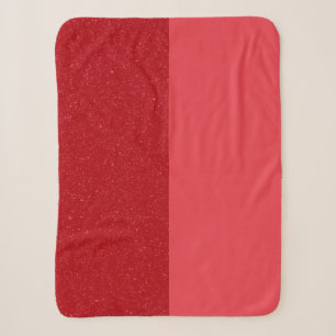 Cobertor Sherpa Vermelho Tomate Dividido Personali