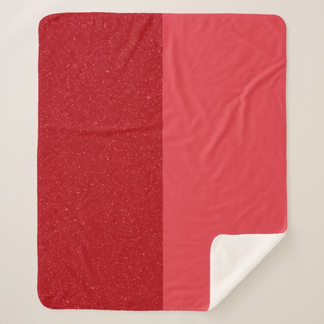 Cobertor Sherpa Vermelho Tomate Duplo – Personaliz (Frente)