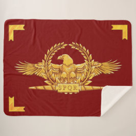 Cobertor Sherpa Vexilla SPQR Eagle
