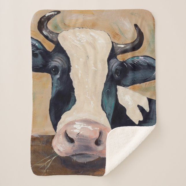 Cobertor Sherpa Vida Fazenda - Tirar a Vaca (Frente)