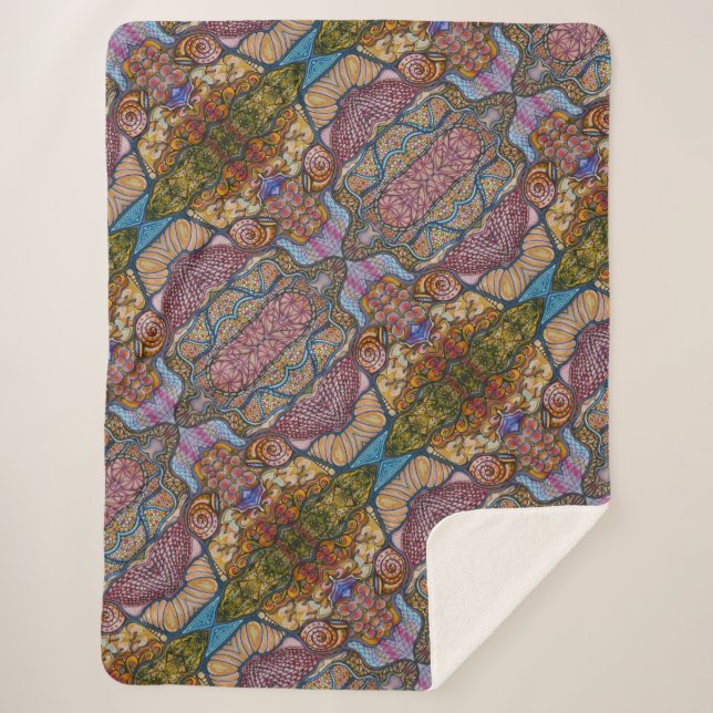 Cobertor Sherpa Vidro Estreito (Frente)