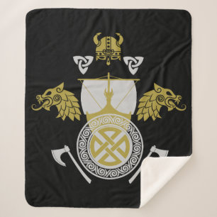 Cobertor Sherpa Viking Norsêmen