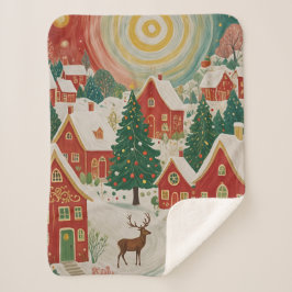 Cobertor Sherpa Vila de Natal
