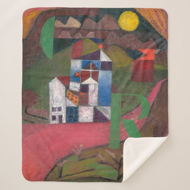 Cobertor Sherpa Villa R | Paul Klee | (Frente)