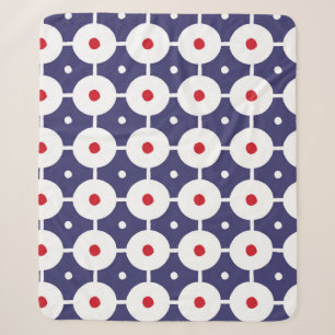 Cobertor Sherpa vintage funky retro padrão perfeito. Arrependimen