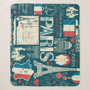 Cobertor Sherpa Vintage parisiense: Legalidade da República France