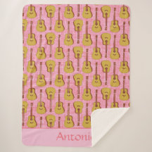 Violão Acústico Personalizado Sherpa Blanket