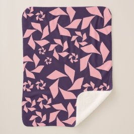 Cobertor Sherpa Violet & Strawberry Cream Blanket