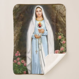 Cobertor Sherpa Virgin Mary sherpa blanket