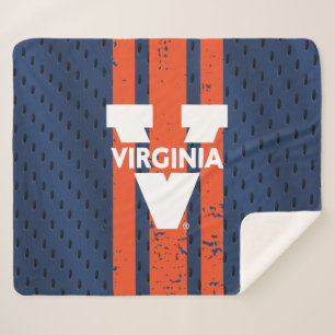 Cobertor Sherpa Virginia Cavaliers Jersey