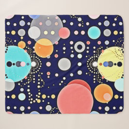 Cobertor Sherpa Visão Universo da Bolha Joyful