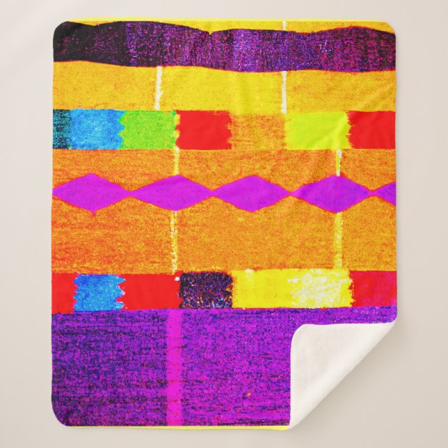 Cobertor Sherpa Vivid Palette Harmony (Frente)