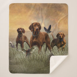 Cobertor Sherpa Vizsla Art húngaro