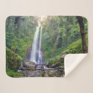 Cobertor Sherpa Waterfalls Bali, Indonesia