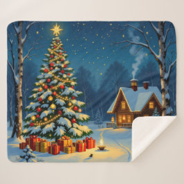 Cobertor Sherpa „Weihnachtliche Harmonie“